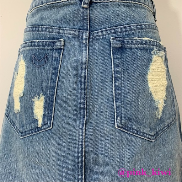 🆑 Show Me Your Mumu Atlanta A Line Denim Skirt - Picture 8 of 9